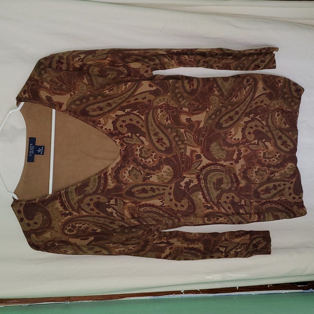 Chaps Paisley Sweater